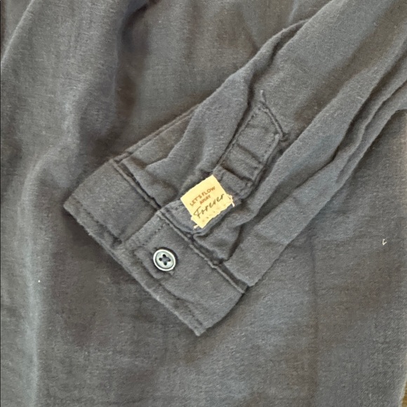 Zara Kids Blue Button-Up Shirt - Picture 4 of 5